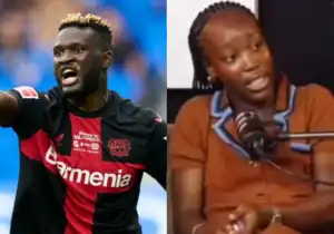 Victor Boniface Fires Back At Lady Who Called Him A Talentless Footballer On Podcast