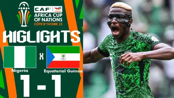 Nigeria vs Equatorial Guinea 1 - 1 (AFCON 2023 Goals & Highlights)