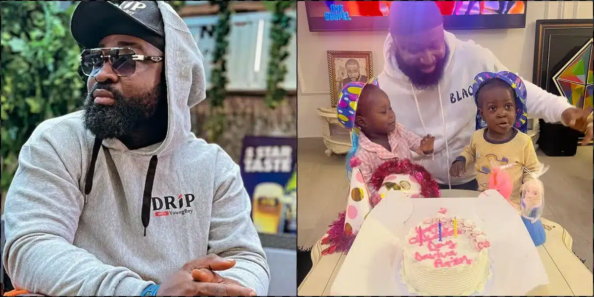 Harrysong celebrates daughters amid saga with wife, cautions Nigerians