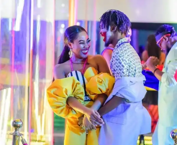 #BBNaija: Fans react after Laycon seemingly ‘curved’ Erica during last night’s party.