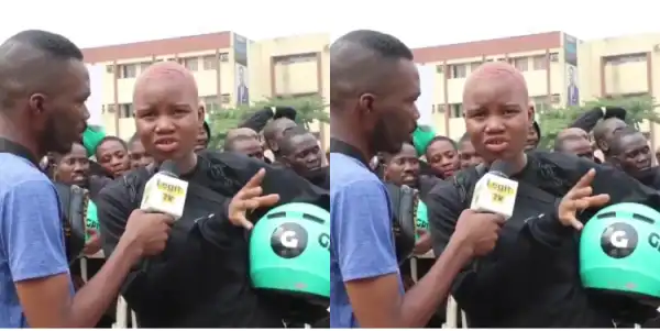 I earn 20k daily, 600k in a month as a Gokada rider – Female Nigerian student reveals (Video)
