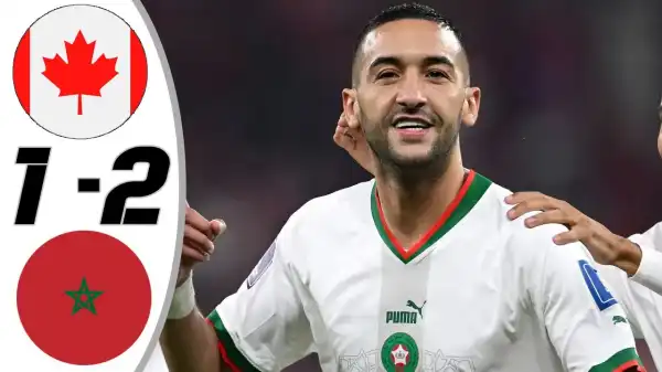 Canada vs Morocco 1 - 2 (World Cup 2022 Goals & Highlights)