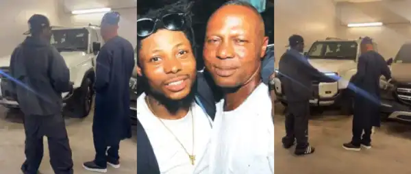 Asake Surprises Father with $75,000 Toyota Land Cruiser