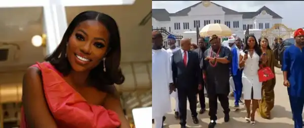 Fashionista Sophia Momodu Turns Heads At President Mahama’s Installation In Ile-Ife