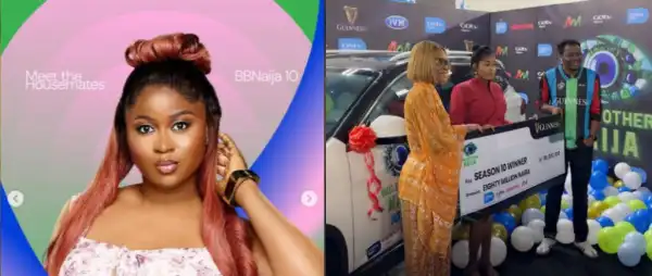 BBNaija Champion Imisi Turns Heads As She Collects Her ₦150M Prize