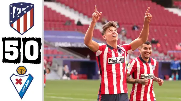 Atletico Madrid vs Eibar  5 - 0 (LA Liga  Goals & Highlights 2021)