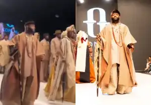 Davido Makes a Surprise Runway Debut at Lagos Fashion Week 2024