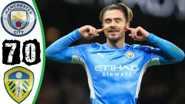 Manchester City vs Leeds United 7 − 0 (Premier League 2021 Goals & Highlights)