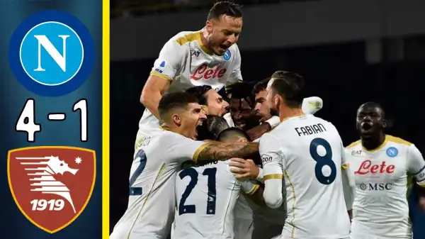 Napoli vs Salernitana 4 - 1  (Premier League 2022 Goals & Highlights)