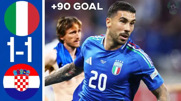 Croatia vs Italy 1 - 1 (EURO 2024 Goals & Highlights)
