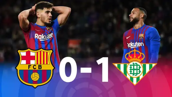 Barcelona vs Real Betis 0 - 1 (LaLiga 2021 Goals & Highlights)