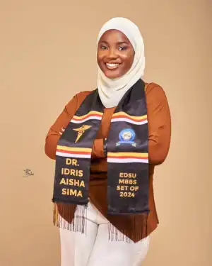 Brilliant Nigerian lady makes waves, graduating as a Doctor with 9 distinctions and 10 awards as the overall best student