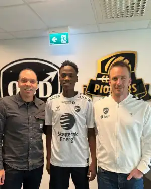 Transfer: Norwegian club, ODD BK sign Nigerian midfielder