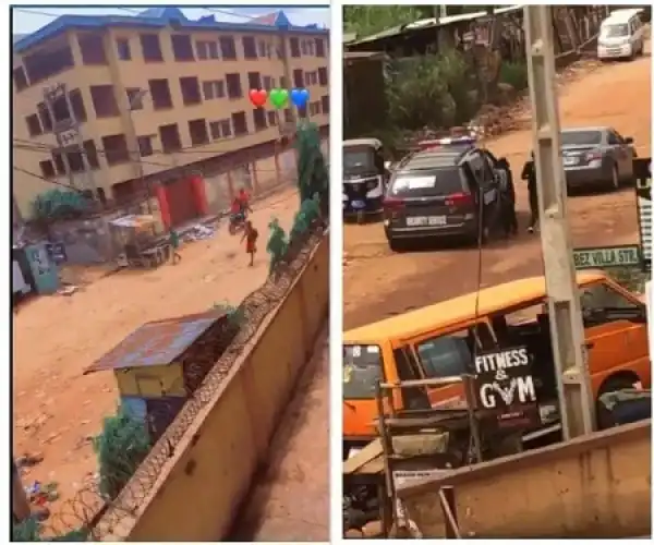 Unknown Gunman Caught By Vigilante After Gun Battle In Anambra (Video)