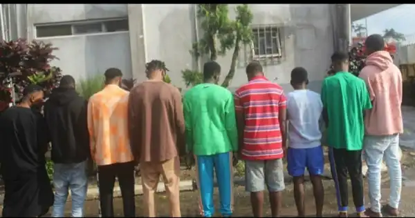 EFCC Arrests Two Owners of Yahoo Schools, Seize Their Exotic Cars In Benin, Edo (Photo)