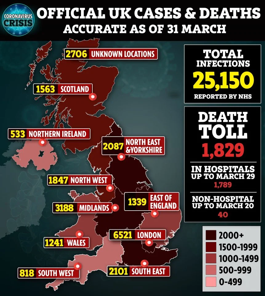 Coronavirus: 381 Die In 24 Hours In UK