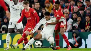 Champions League: Real Madrid set unwanted record after 2-0 defeat to Liverpool