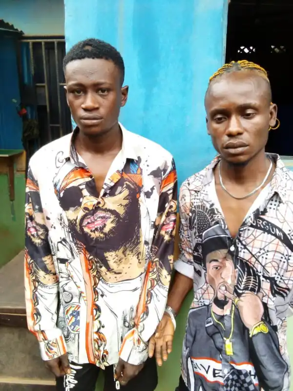 Two Young Men Arrested For Allegedly Gangr3ping An 18-year-old Lady in Ogun (Photo)