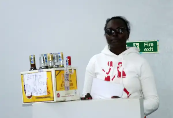 Woman arrested for failing to display sign reading ‘alcohol not for sale for persons under 18’ at her liquor store