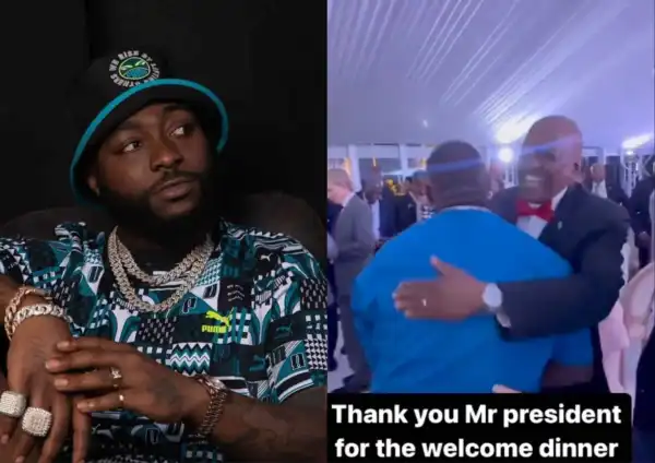 Moment Davido Met The President of Bostwana (Video)