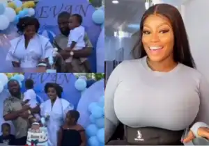 BBNaija Star, Ese Eriata Allegedly Welcomes Child with Married Man, Throws A Lavish Party