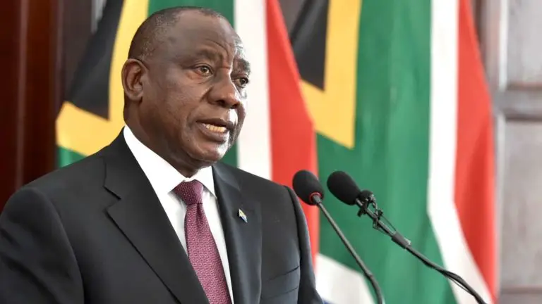 S.Africa’s Ramaphosa says ruling party wants country to quit ICC
