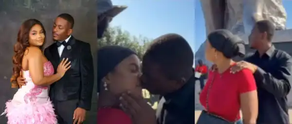 Fans React As Timini Egbuson Shares Kiss With Bimbo Ademoye In Viral Travel Vlog
