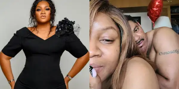 Double celebration for Omotola Ekeinde as she celebrates 27th wedding anniversary and husband’s birthday with steamy photo