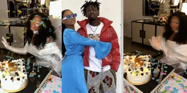 “Iyawo mi” Mr Eazi gushes over his fiancee, Temi Otedola as she shares beautiful moments from her 27th birthday party