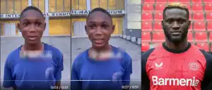 Victor Boniface Reacts As 15-Year-Old Boy Sells His Gifted Boots For $100