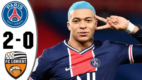PSG vs Lorient 2 - 0 (Ligue 1 Goals & Highlights)