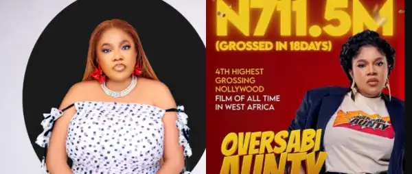 “My heart is full”- Toyin Abraham’s Oversabi Aunty Hits ₦711m in 18 Days