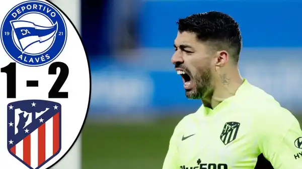 Deportivo Alaves vs Atletico Madrid 1 - 2 (LA Liga Goals & Highlights)