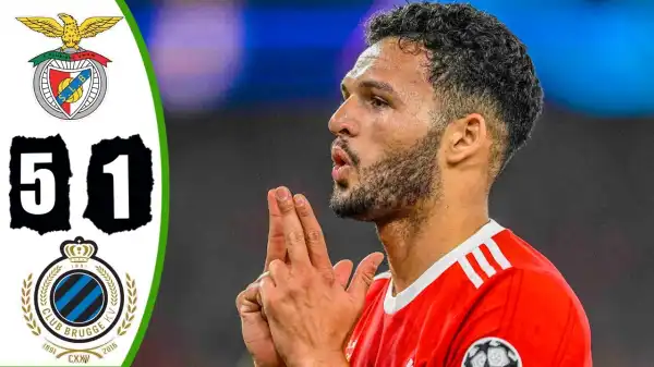 Benfica vs Club Brugge 5 - 1 (Champions League 2023 Goals & Highlights)