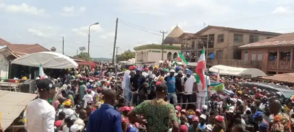 Photos Of Senator Ademola Adeleke Governorship Campaign In Irewole And Isokan LG