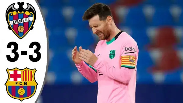 Levante vs Barcelona 3 - 3 (LaLiga Goals & Highlights 2021)