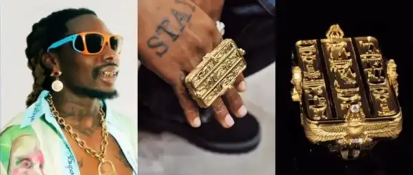 Nigerian Star Asake Shows Off $1 Million Cleopatra And Hieroglyph Rings