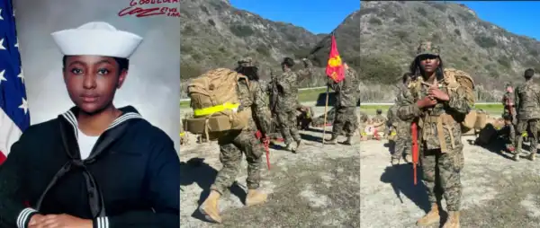 Grace Bassey Brags After Completing 8-Mile Military Hike With Heavy Load