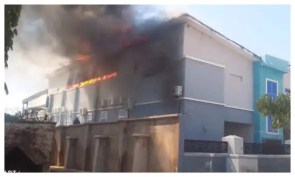 Fire destroys popular lounge in Taraba