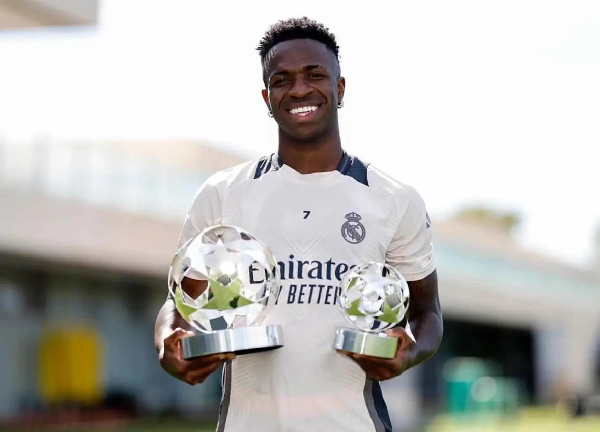 Champions League: Vinícius Jr receives 2023-24 Best Player Award