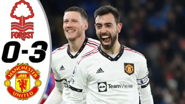 Nottingham Forest vs Man United 0 - 3 (Premier League 2023 Goals & Highlights)