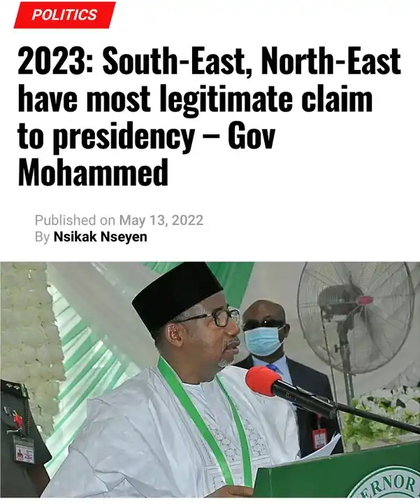 2023: SE, NE Have Most Legitimate Claim To Presidency - Bala Mohammed