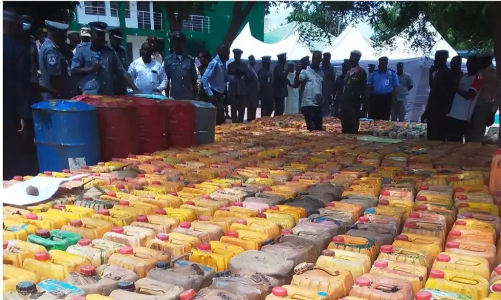 Customs seize 29,825 litres of smuggled PMS in Adamawa