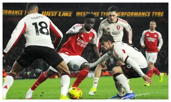 EPL table: Arsenal fail to open 8-point gap after 0-0 draw with Liverpool