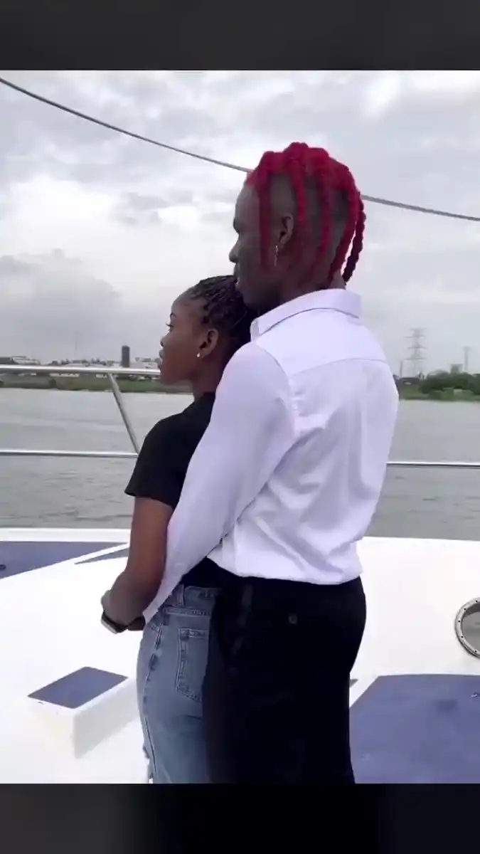 Gbas Gbos!! Nigerians attacks Rema for kissing and getting too cozy with his female fan on first date (photos/Videos)