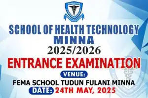 School of Health Tech, Minna announces entrance exam date, 2025/2026