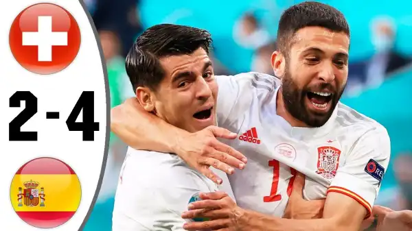 Switzerland vs Spain 1 - 1 (Pen 1-3) (EURO 2020 Goals & Highlights)
