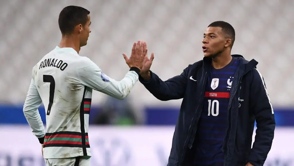 ‘I wish I’d played with Cristiano Ronaldo’ – Mbappe