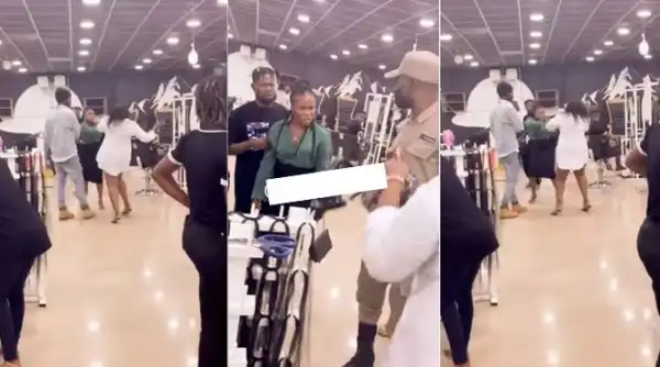 Drama As Lady Attacks Bestfriend For Trying To Snatch Her Wealthy Husband While Staying With Them (Video)