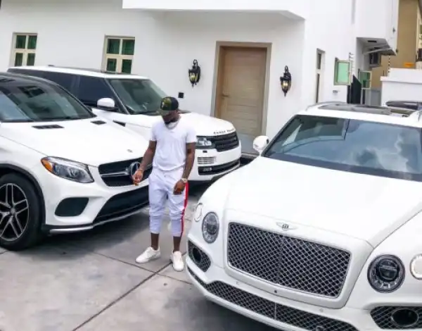 Davido Planning To Sell His Expensive Cars To Raise Funds to Help Fight Coronavirus